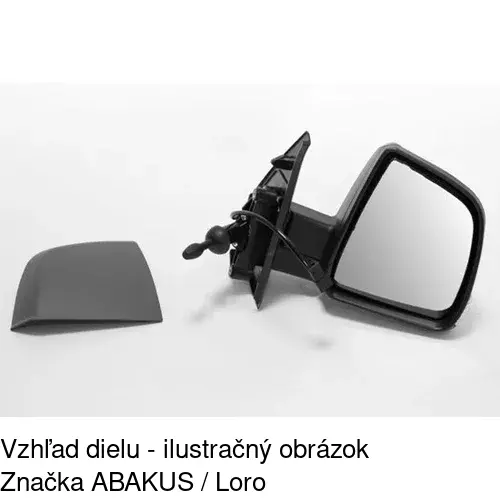 Vonkajšie zrkadlo 3042524M /POLCAR/ - obr. 4