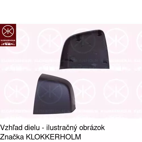 Rám vonkajšieho zrkadla 304255TM /POLCAR/ - obr. 1