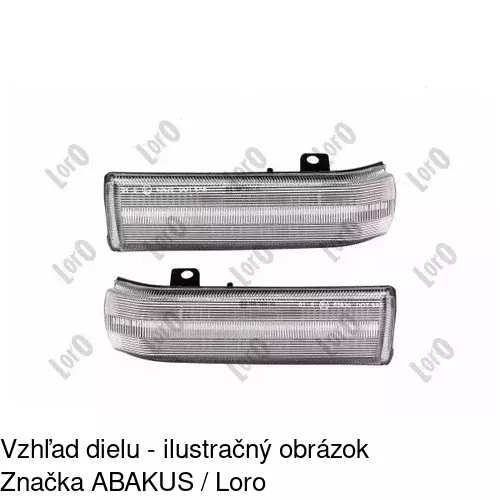 Rám vonkajšieho zrkadla 304255TM /POLCAR/ - obr. 2