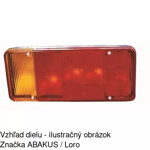 Zadné svetlo 3050876E /POLCAR/ - obr. 1