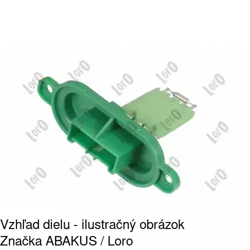 Ovládače klimatizácie 3052KST-1 /POLCAR/ - obr. 1