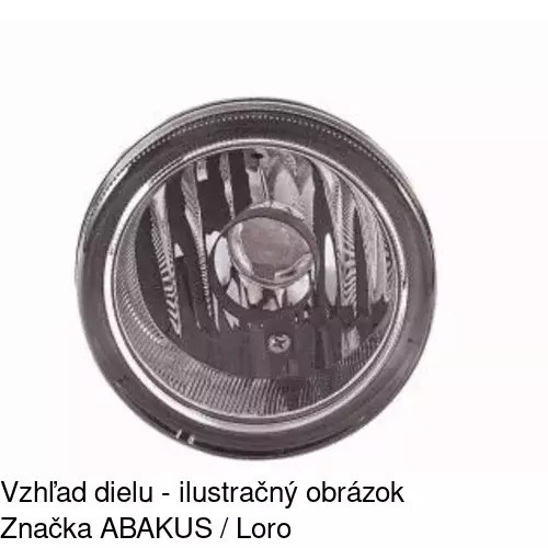 Hmlové svetlo - predné 3075301E /POLCAR/ - obr. 2