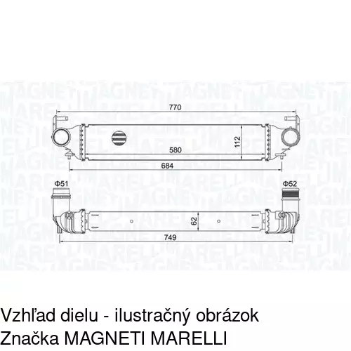 Chladiče vzduchu (Intercoolery) POLCAR 30L2J82X