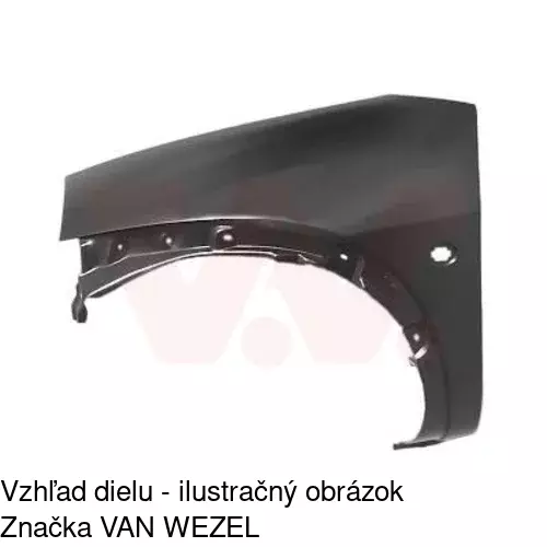 Predný blatník POLCAR 320002