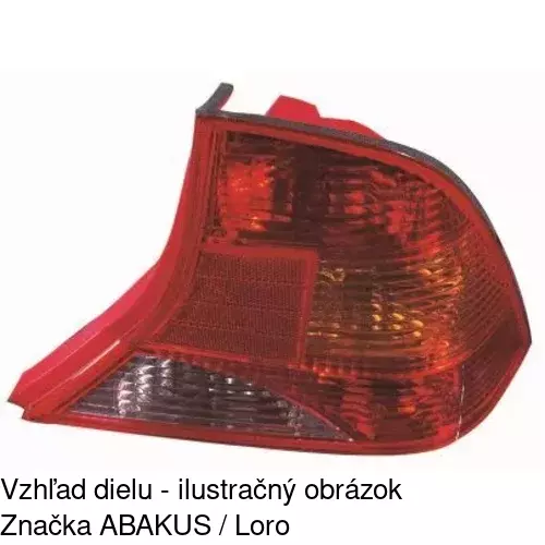 Zadné svetlo 3201871E /POLCAR/