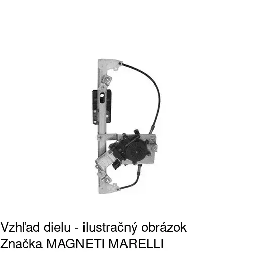 Elektrický mechanizmus okna dverí 3201PSE4 /POLCAR/