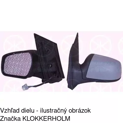 Vonkajšie zrkadlo POLCAR 3202513E