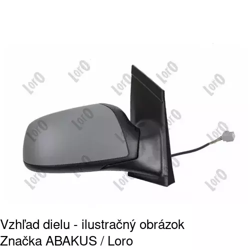 Vonkajšie zrkadlo 3202513M /POLCAR/ - obr. 2