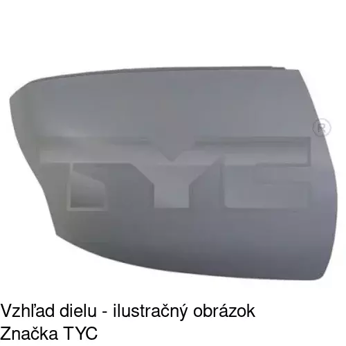 Vonkajšie zrkadlo 3202518E /POLCAR/ - obr. 2