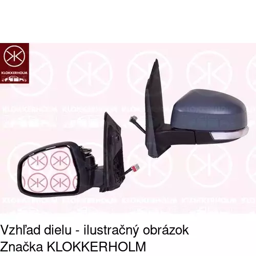 Vonkajšie zrkadlo 3205527S /POLCAR/