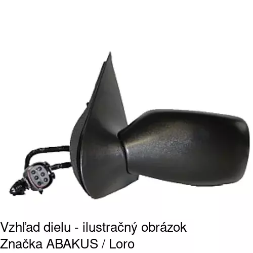 Vonkajšie zrkadlo POLCAR 3210514E