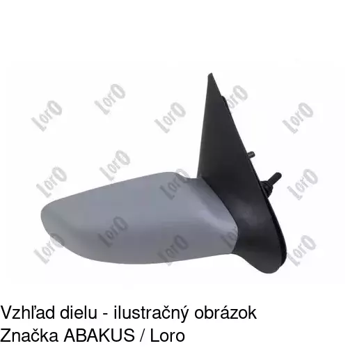 Vonkajšie zrkadlo 3210525E /POLCAR/ - obr. 3