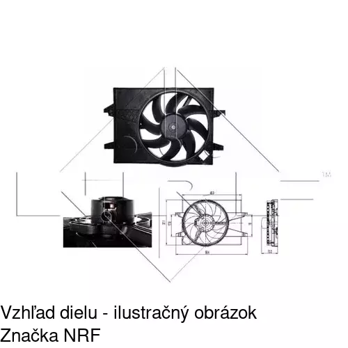 Ventilátory chladičov 321223W2 /POLCAR/ - obr. 5