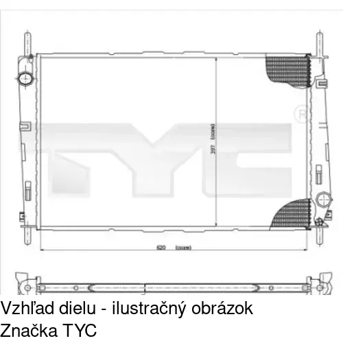 Chladiče vody 321808-2 /POLCAR/ - obr. 2