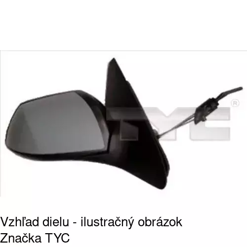 Vonkajšie zrkadlo 321851-M /POLCAR/ - obr. 2