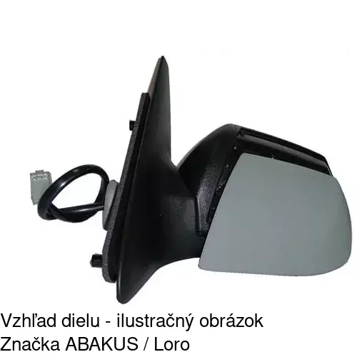 Vonkajšie zrkadlo 3218517E /POLCAR/ - obr. 2