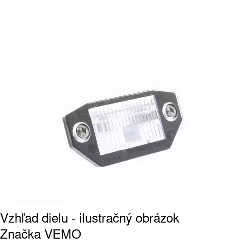 Svetlo na osvetlenie evidenčného čísla 3218959R /POLCAR/ - obr. 1