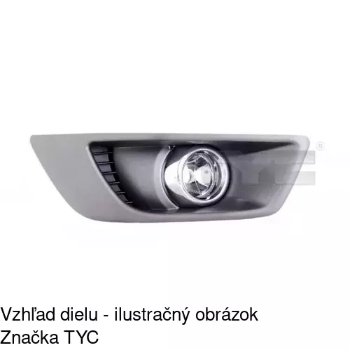 Hmlové svetlo - predné POLCAR 3219292E