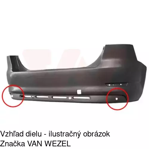 Zadný nárazník 321996-1 /POLCAR/ - obr. 1