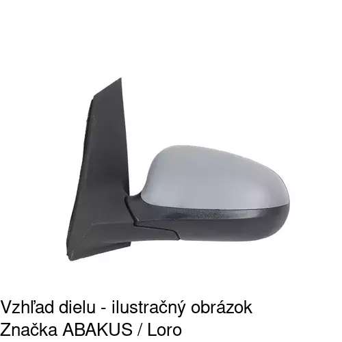 Vonkajšie zrkadlo 3233512M /POLCAR/ - obr. 5
