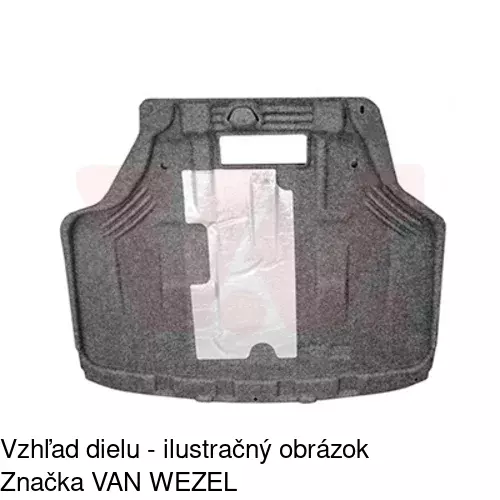 Kryt motora 323834-6 /POLCAR/ - obr. 1