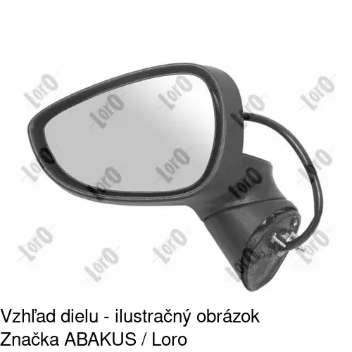 Rám vonkajšieho zrkadla 323854PE /POLCAR/ - obr. 3