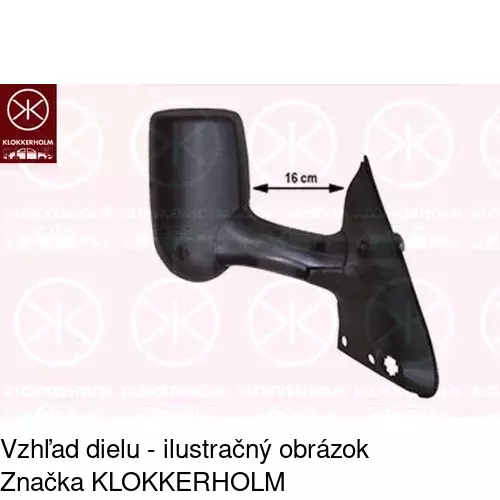 Vonkajšie zrkadlo 3247524S /POLCAR/ - obr. 5