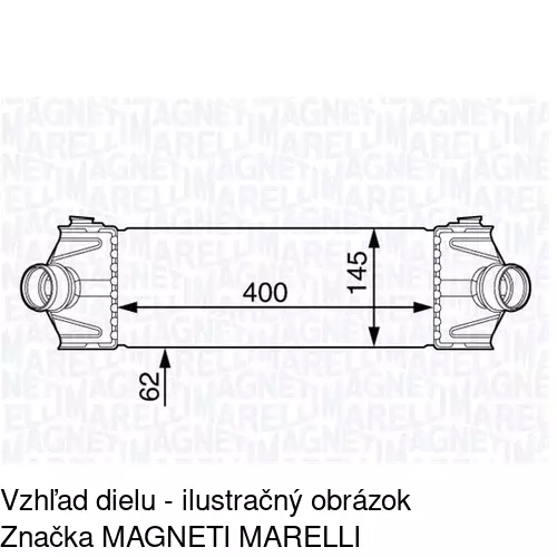Chladiče vzduchu (Intercoolery) 3248J82X /POLCAR/ - obr. 1