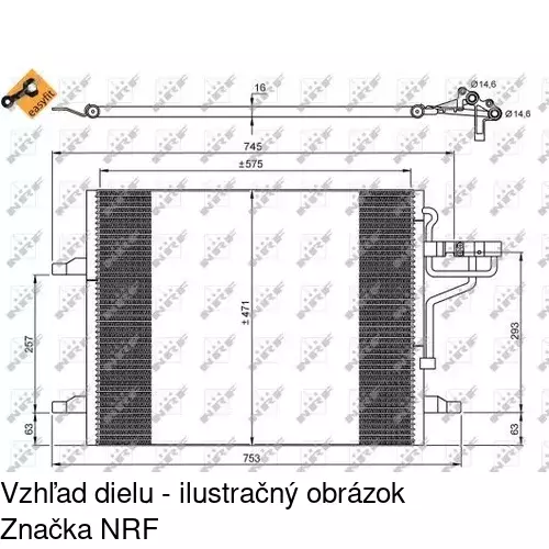 Chladiče klimatizácie 3252K82X /POLCAR/ - obr. 1