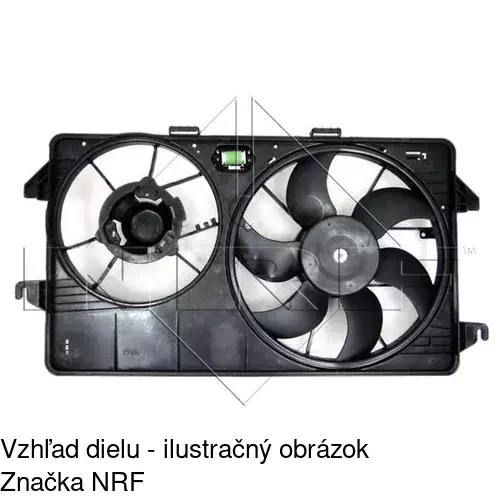 Ventilátor bez krytu / podpery 325623U1 /POLCAR/ - obr. 2