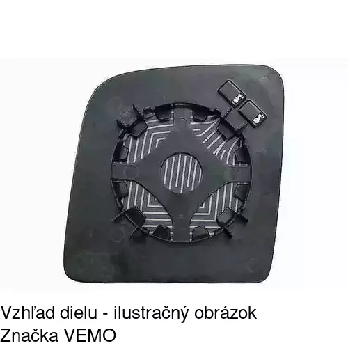 Sklo vonkajšieho zrkadla s držiakom 3256556E /POLCAR/ - obr. 4