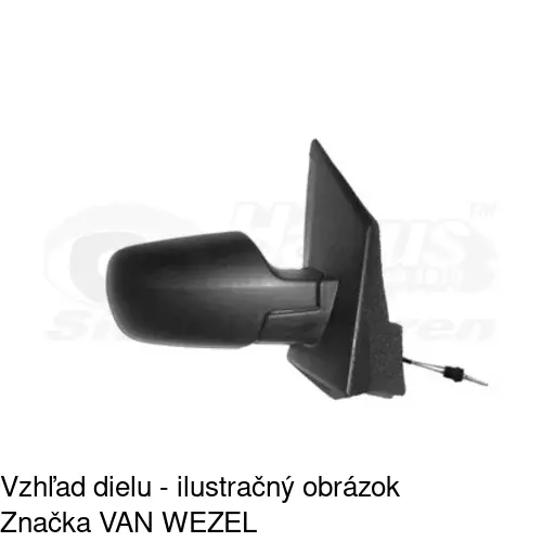 Vonkajšie zrkadlo 3257521M /POLCAR/ - obr. 3