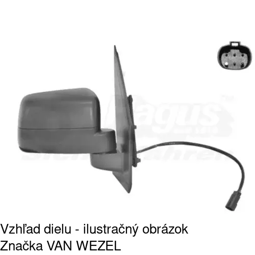 Vonkajšie zrkadlo 3259523S /POLCAR/ - obr. 5