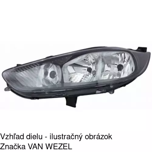 Hlavný reflektor 32B109-E /POLCAR/ - obr. 5
