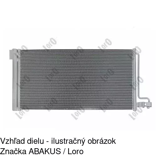 Chladiče klimatizácie 32C1K81X /POLCAR/ - obr. 3
