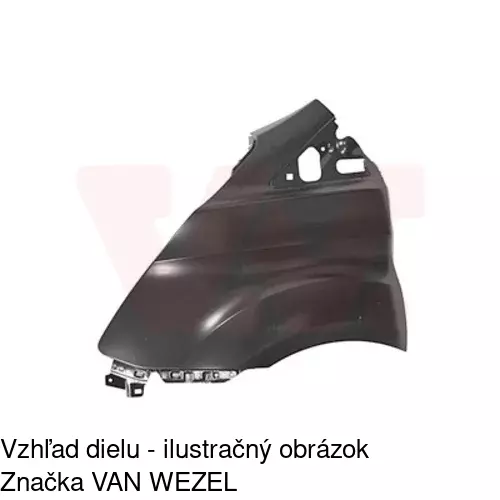 Predný blatník 32N101 /POLCAR/ - obr. 1