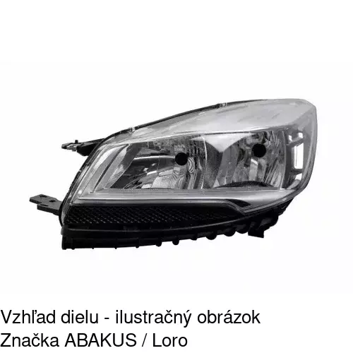 Hlavný reflektor 32X1090E /POLCAR/ - obr. 2