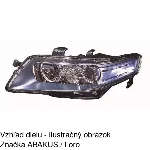 Hlavný reflektor 383409-E /POLCAR/ - obr. 2