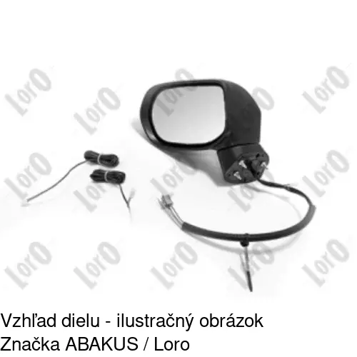 Vonkajšie zrkadlo 3845514M /POLCAR/ - obr. 1