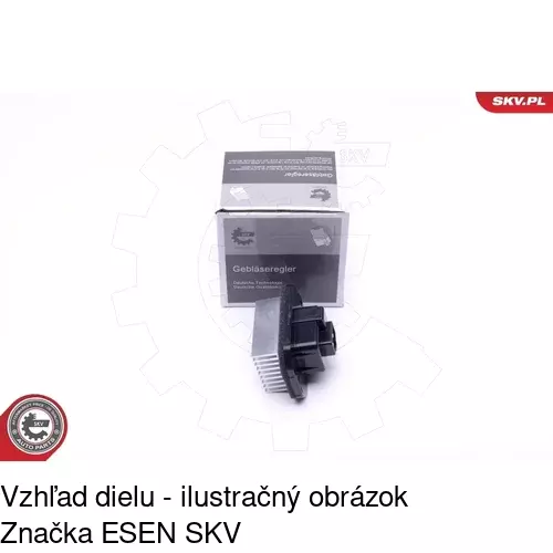 Ovládače klimatizácie 3876KST-1 /POLCAR/ - obr. 1