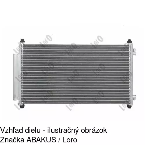 Chladiče klimatizácie 3877K8C1 /POLCAR/ - obr. 3