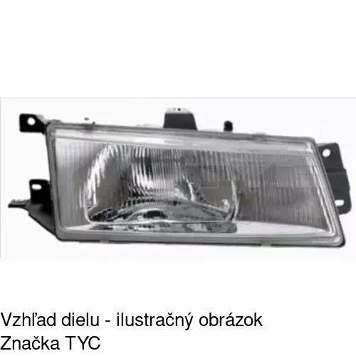 Hlavný reflektor POLCAR 400209-E