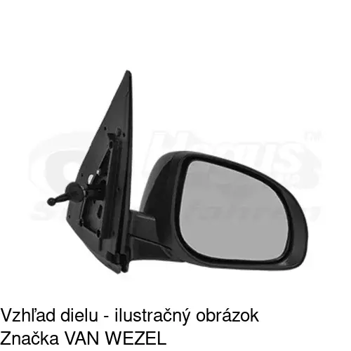 Vonkajšie zrkadlo 4003522E /POLCAR/ - obr. 4