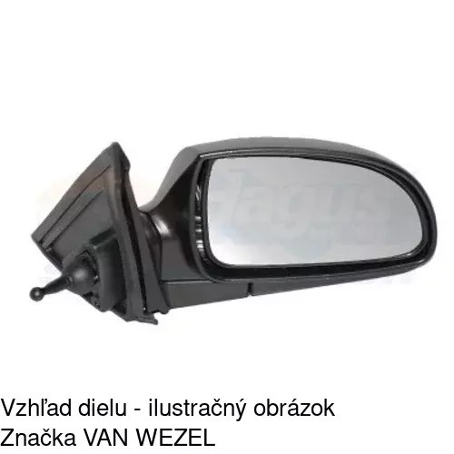 Vonkajšie zrkadlo 4007521E /POLCAR/ - obr. 2