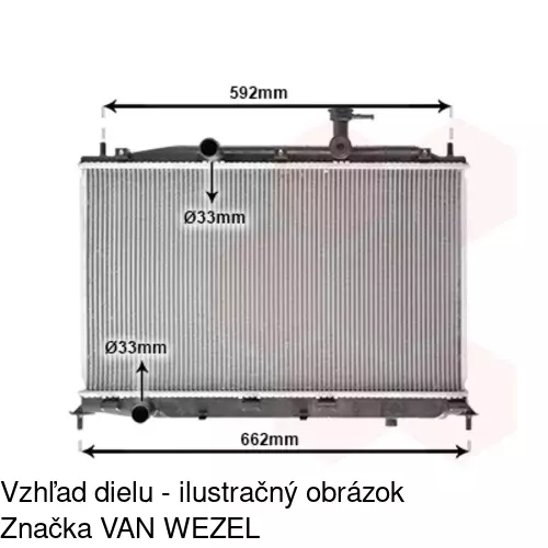 Chladiče vody 400908-1 /POLCAR/ - obr. 1
