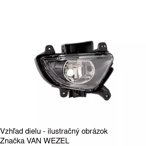 Hmlové svetlo - predné 4015302E /POLCAR/ - obr. 2