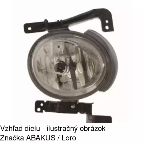 Hmlové svetlo - predné 401730-E /POLCAR/ - obr. 2