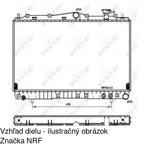 Chladiče vody POLCAR 402108-2