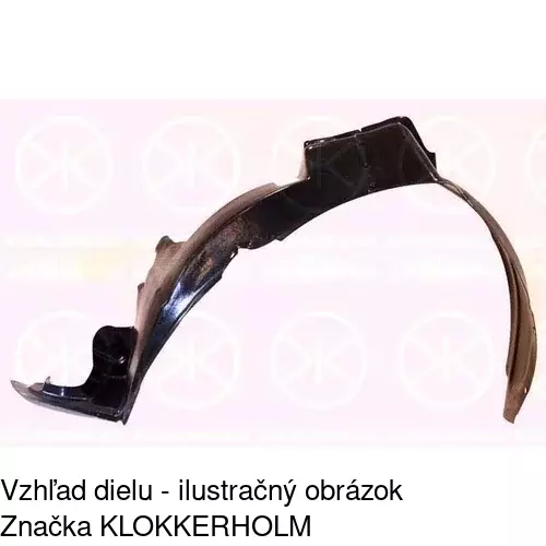 Podblatník (plast) 4035FL1T /POLCAR/