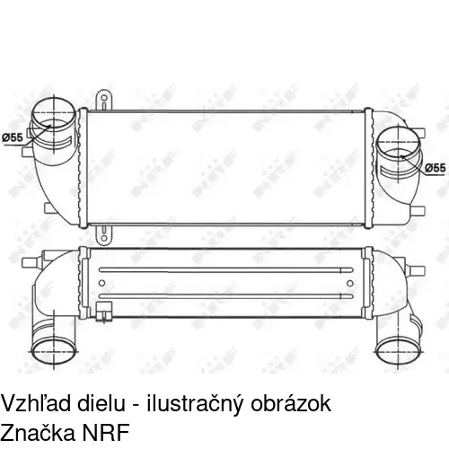Chladiče vzduchu (Intercoolery) POLCAR 4052J81X
